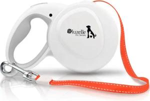 Bluzelle Rollleine, Nylon, Hundeleine für Hunde bis 50kg - 8m Rolleine mit Reflektor Gurt & Haken