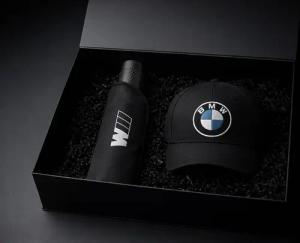 BMW Taschenregenschirm BMW M Perfomance Motorsport Geschenkset Geschenkbox Mütze Regenschirm