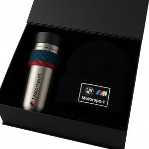 BMW Thermobecher BMW M Motorsport Geschenkset Geschenkbox Thermobecher M Beanie Mütze, 1-tlg.