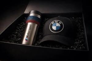 BMW Thermobecher Edle BMW Geschenkbox Geschenkset Thermobecher M Mütze Cap, 2-tlg.