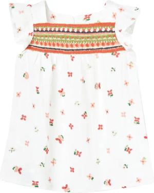 Boboli Musselin-Kleid Flügelarm Blumen