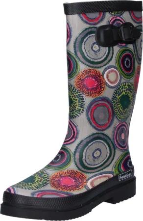 Bockstiegel Damen Regenstiefel Anja schwarz/multi Gr. 40