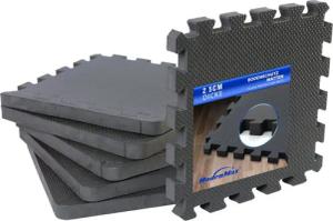 BodenMax Bodenturnmatte Bodenschutzmatte EVA 32x32cm - extra dick 2.5cm [+150% mehr Schutz] (6-St)