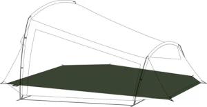 Bodenplane qeedo Light Spruce S Groundsheet 300g