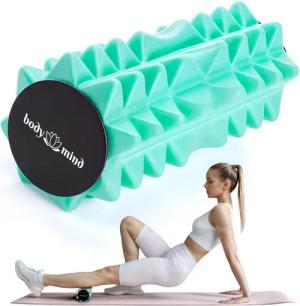 Body & Mind Faszienrolle BODY & MIND Faszienrolle kompakt 15x6 cm für Rücken, Beine & Füße, für gezieltes Faszientraining, Ideal für Füße, Rücken, Beine & weitere Muskelgruppen, 15 x 6 cm