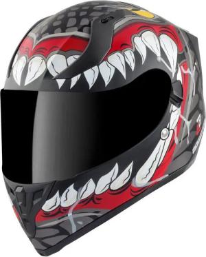 Bogotto Motorradhelm V128 Naga Helm, integriertes Sonnenvisier