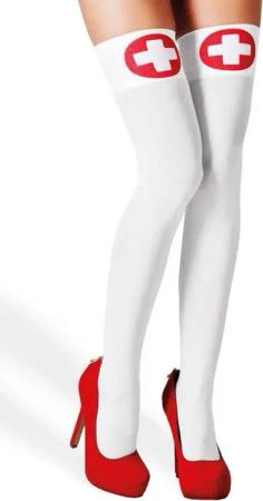 Boland Kostüm Halterlose Strümpfe zum Krankenschwester Kostüm