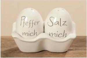 BOLTZE GRUPPE GmbH Salz- / Pfefferstreuer Salz und Pfefferstreuer Porzellan 3tlg Set