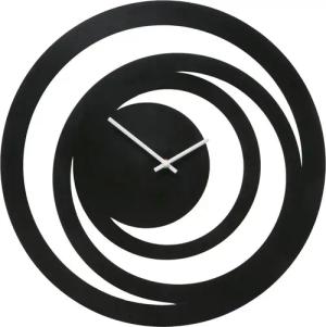 BOLTZE GRUPPE GmbH Wanduhr NELLO, Ø 50 cm, Schwarz, Metall, Batteriebetrieben (Ziffernlos)