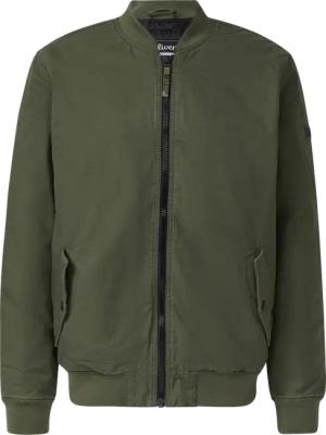 Bomberjacke mit Label-Patches und Waschung