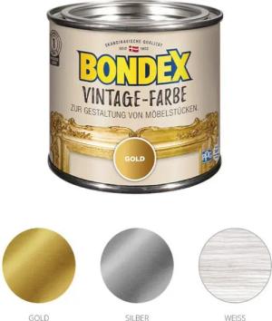 Bondex Lack Bondex Vintage-Farbe Shabby-Chic 375 ml, 375ml, Grundierung oder Endbeschichtung für Vintage - Effekte