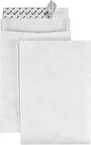 BONG Faltentaschen Tyvek® Expander DIN B4 ohne Fenster weiß mit 3,8 cm Falte, 100 St.