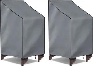 bonsport Abdeckhaube Schutzhülle für Stapelstühle, 65 x 65 x 80/120 cm