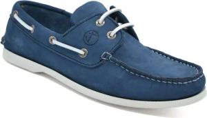 Bootsschuhe Herren Trebaluger Blau Nubukleder