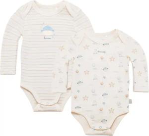 Bornino Aqua Friends 2er-Pack Bodys langarm Aqua Friends