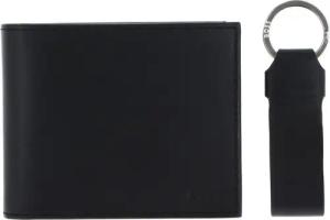 BOSS Geldbörse Gift Set Trifold Wallet / Keyring (Set, 2-tlg), aus echtem Rindsleder