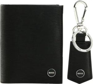 BOSS Kartenetui Gift Set Bifold Wallet / Keyring (Set, 2-tlg), aus echtem Rindsleder
