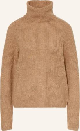 BOSS Rollkragenpullover FALODINA mit Alpaka