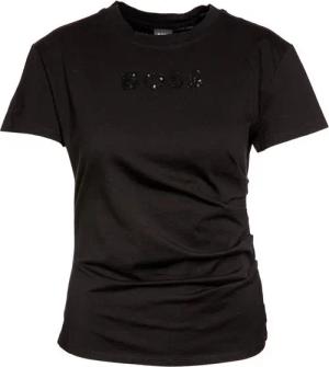 BOSS T-Shirt Epka mit Pailetten-Logo (1-tlg)