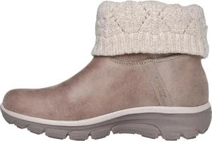Botines Planos Mujer Skechers Slip-ins Relaxed Fit Marrón