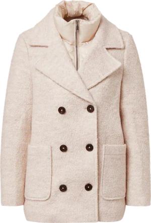 Bouclé-Jacke mit herausnehmbarem Steppeinsatz