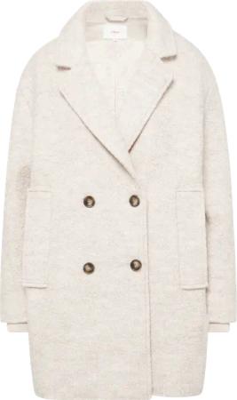 Bouclé-Mantel im Relaxed Fit