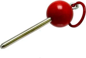 Boule - Pétanque - Traceur de terrain - Kreiszeichner - Farbe Rot – V2A Stahl