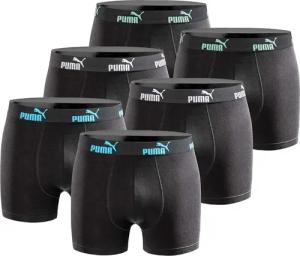 Boxer Puma Heren Boxershorts 6-Pack Zwart Combo Zwart XL