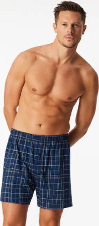 Boxershorts 2er-Pack Jersey uni/ kariert - Boxershorts Multipacks 4