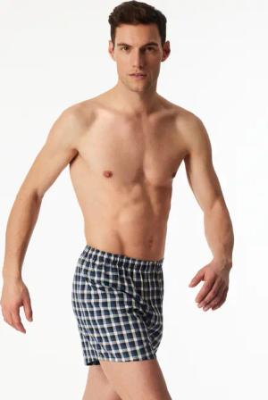 Boxershorts 2er-Pack Webware Karo mehrfarbig - Boxershorts Multipack 7