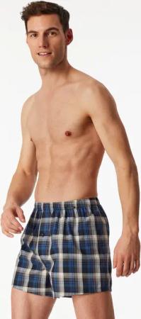 Boxershorts 2er-Pack Webware Karo mehrfarbig - Boxershorts Multipack 8