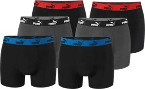 Boxershorts Herren Puma Boxershorts 6er-Pack Baumwolle