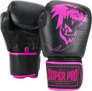 Boxhandschuhe Warrior 10 oz. Schwarz-Weiß Boxen Unisex Schwarz-Weiß