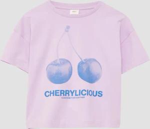 Boxy T-Shirt mit Frontprint