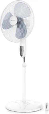 Brandson Standventilator mit 3 Leistungsstufen, 50 W Standlüfter leise, Ventilator höhenverstellbar, mobiler Lüfter, 30 Grad neigbar