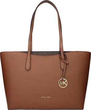 Braune Leder-Schultertasche