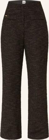 BRAX Marlenehose MAINE aus Bouclé mit Glitzergarn