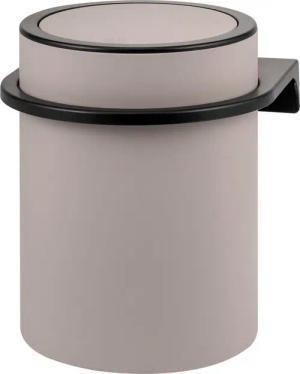 bremermann Kosmetikeimer Badeimer SAVONA inkl. Wandhalterung 5,5 Liter Kunststoff