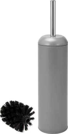 bremermann WC-Reinigungsbürste WC-Garnitur RIALTO, WC-Bürste Standbürste, Edelstahl/Metall grau
