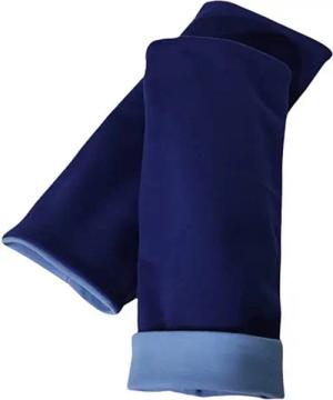 Britta Meier Armstulpen Midi Jersey-Pulswärmer 2 Lagen auch zum wenden Handgelenk Umfang ca. 16-22 cm Unterarm ca. 20-25 cm Länge 23 cm