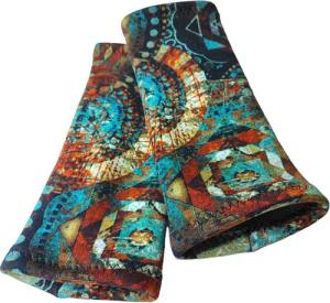 Britta Meier Armstulpen Pulswärmer Alpen-Fleece mit wunderschönen Motiven Pulswärmer in leichter, kuscheliger Qualität