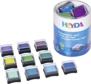 BRUNNEN 204888472 Heyda Stempelkissen Set Aqua 10 Stück