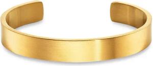 Bruno Banani Armspange Schmuck Geschenk Edelstahlarmspange gelbgoldfarben