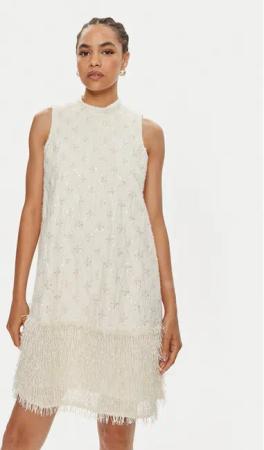 Bruuns Bazaar Coctailkleid Narina BBW3961 Écru Regular Fit