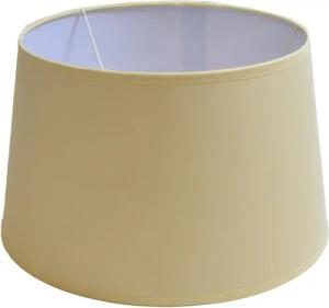 B&S Lampenschirm Lampenschirm rund aus Stoff H 16 x Ø 25 cm für Tisch - Stehlampen