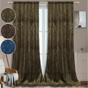 BTTO V&G Vorhang Gardinen Blickdicht Vorhang Samt Velvet Kräuselband (2 St), blickdicht, Vorhang Wohnzimmer