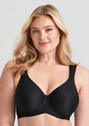 Bügel-BH gemoldet - schwarz - Gr. 100 B von Goldner Fashion