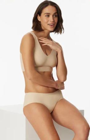 Bustier Microfaser herausnehmbare Pads sand - Invisible Soft 44