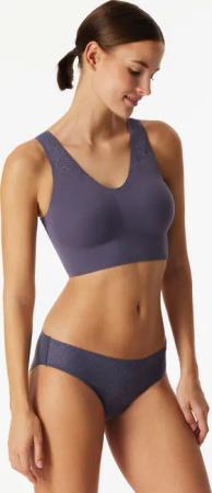 Bustier seamless herausnehmbare Pads Spitze indigo - Invisible Soft Lace 42