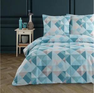 Buymax Bettwäsche Almira, Renforcé, 3 teilig, Premium 100% Baumwolle Bettbezug-Set 200x200 cm mit Reißverschluss